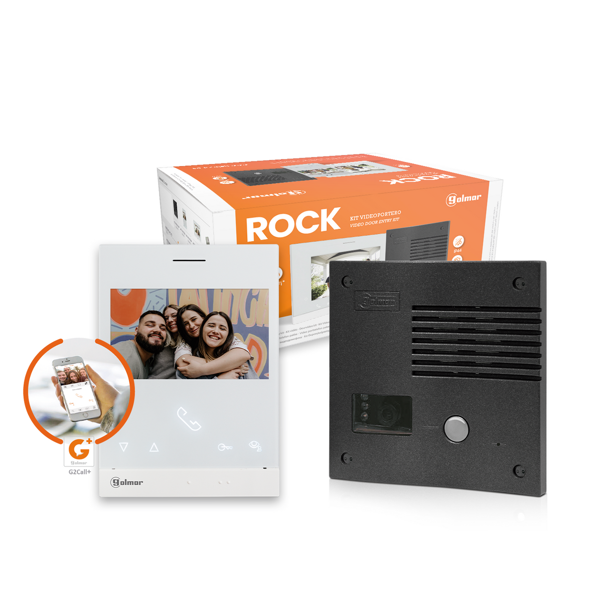 Kit video de 1 línea ROCK R5110 / ART 4W LITE 4,3"  con Wi-fi integrado