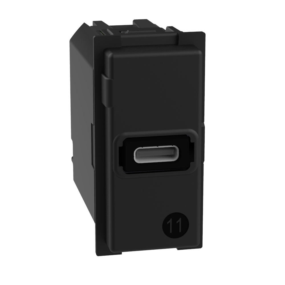 Base cargador individual USB - Tipo C -  1 módulo